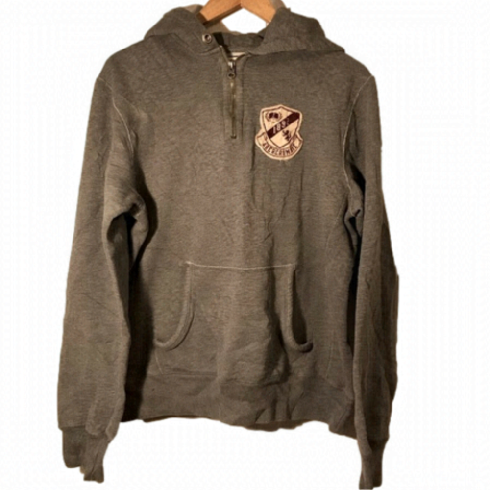𝅺abercrombie & Fitch hoodie.  Grey.  Men’s size small. Unisex.